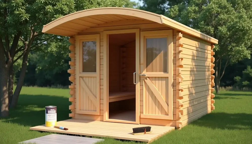 Aussensauna imprägnieren: So bleibt Ihr Holz lange schön und stabil