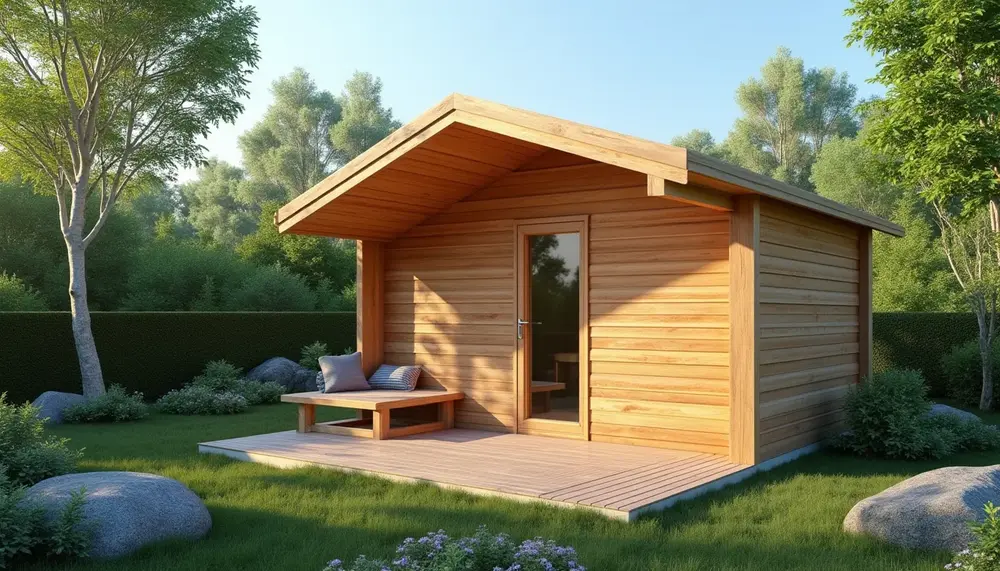 Die besten Materialien, um Ihre Außensauna zu verkleiden