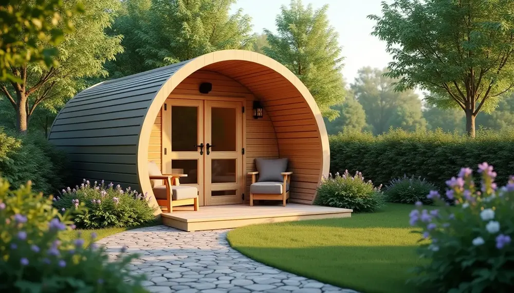 Die perfekte Lösung: Eine außensauna mit überdachung für ganzjährige Nutzung