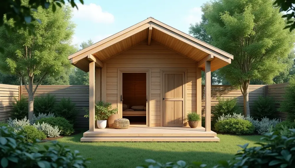 Die Vorteile einer Aussensauna mit Pultdach für Ihren Garten