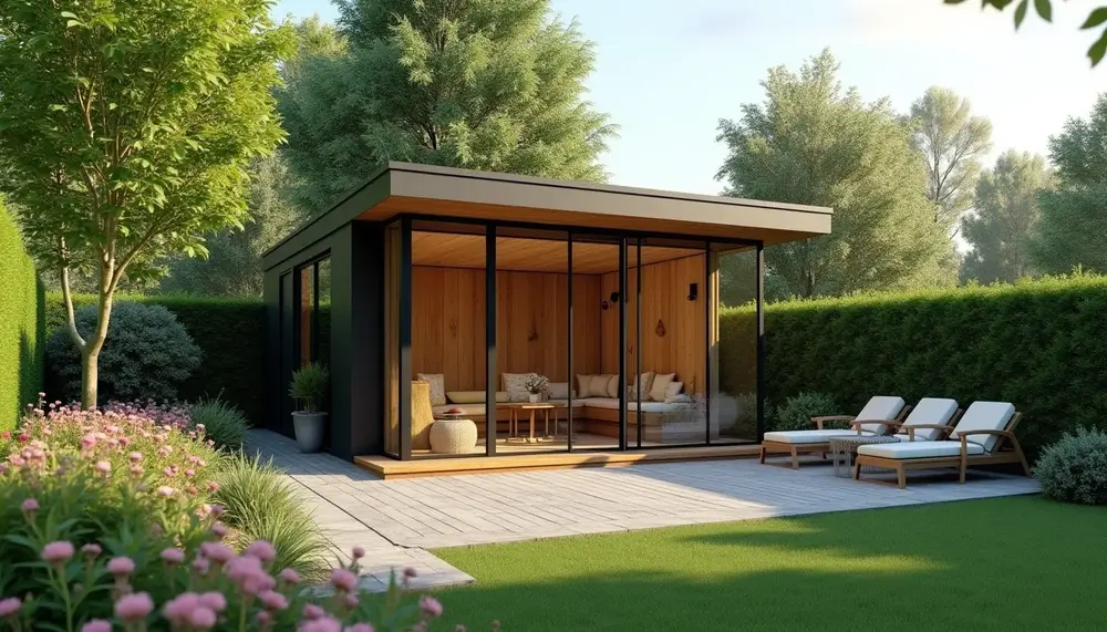 Eckige Außensaunen: Stilvolle Lösungen für Ihren Garten