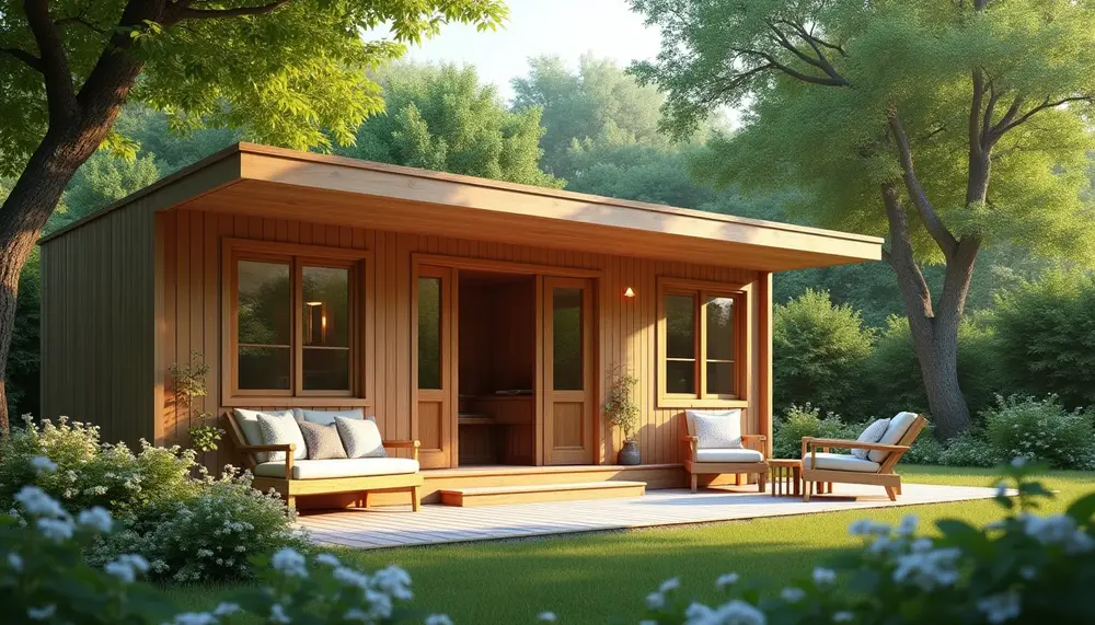 Großzügige Entspannung: Die Vorteile einer großen Außensauna