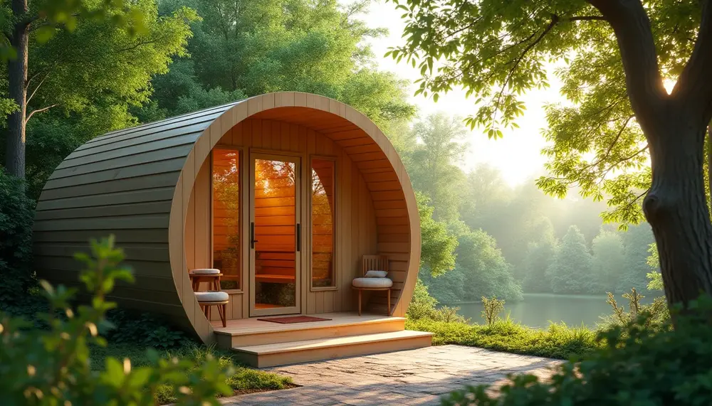 Natur hautnah: Die Vorteile einer Außensauna mit Panoramafenster